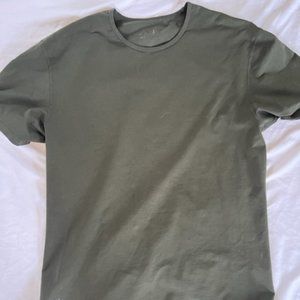 BYLT Men Drop-Cut T shirt Size M Forest